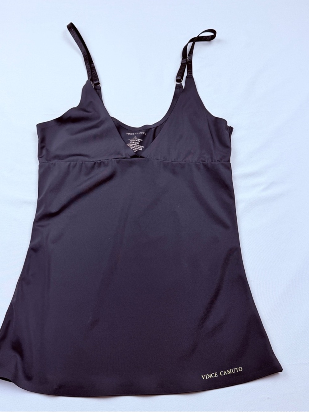 Vince Camuto Black shapwear Cami with Logo Hem